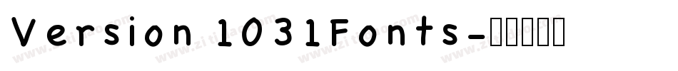 Version 1031Fonts字体转换